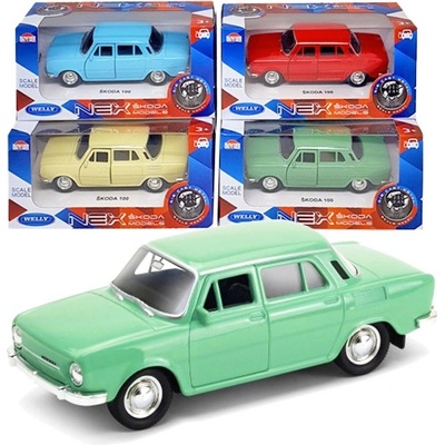Welly Škoda 100 Zelená bledá 1:34