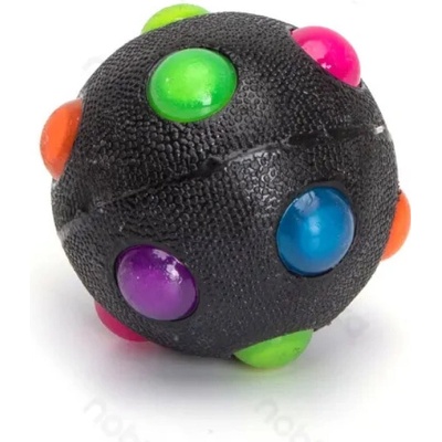 Nobleza mini led svítící disco míček 6 cm černá