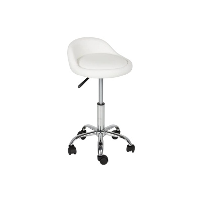 Carmen Табуретка с колелца Carmen 3067 - бял