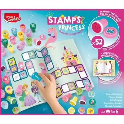 MAPED Barevná razítka Creativ Svět princezen, velká sada
