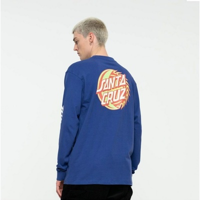 Santa Cruz Eclipse Dot T-Shirt Navy Blue