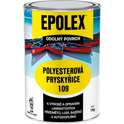 BARVY A LAKY HOSTIVAŘ Epolex Polyester 109 polyesterová pryskyřice + iniciátor 1 kg – Hledejceny.cz