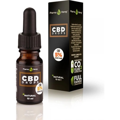 Pharma Hemp CBD Drops 5% 500 mg konopný olej 10 ml