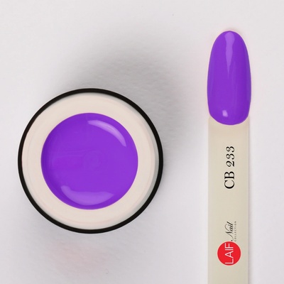 Laif Barevný UV/LED gel fialový CB 233 Parade Purple 6 ml