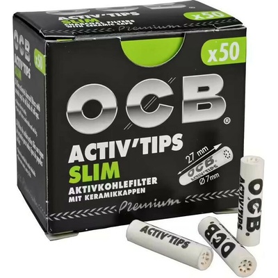 OCB filtry activ tips slim 7 mm 50 ks