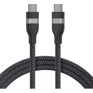 Anker Кабел за бързо зареждане за устройства с USB-C порт - Anker USB-C to USB-C Cable 240W (90 см) (черен) (A82E2H11)