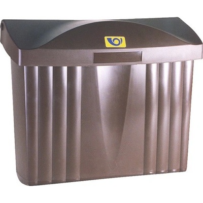 Poštovní schránka 4110/880 plastová, hnědá – Hledejceny.cz