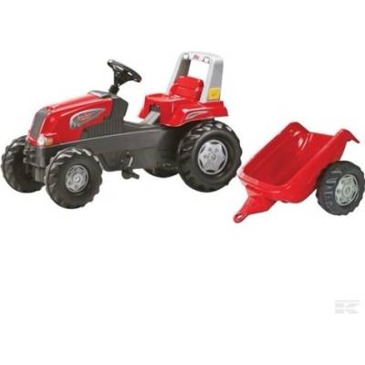 Rolly Toys Šlapací traktor RollyJunior s přívěsem červený