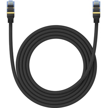 Baseus Мрежов кабел Baseus RJ45, Cat. 7, 10Gbps, 2 м B0013320B111-03 - черен (B0013320B111-03_VZ)