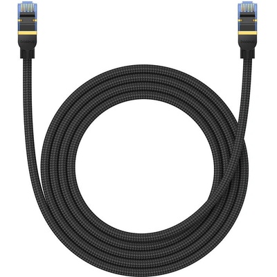 Baseus Мрежов кабел Baseus RJ45, Cat. 7, 10Gbps, 2 м B0013320B111-03 - черен (B0013320B111-03_VZ)