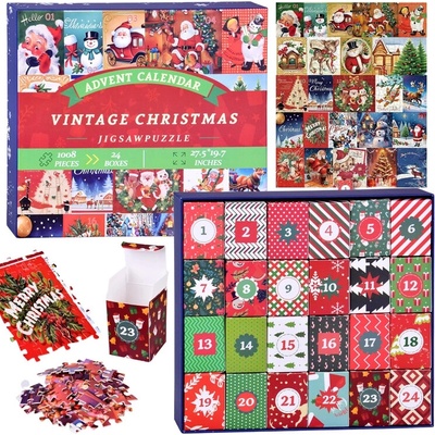 JOKOMISIADA Adventný kalendár Vianočné 24x42 dielov