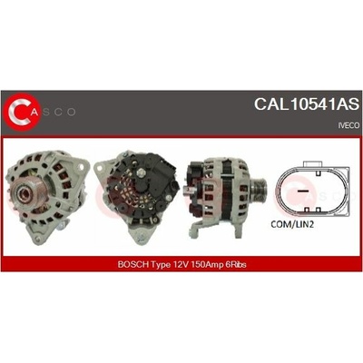 ALTERNATOR 12V 150A CAL10541AS