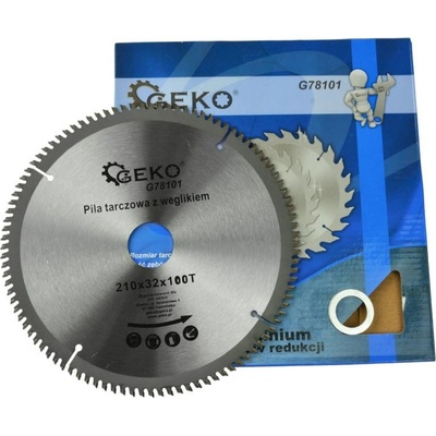 GEKO Kotouč řezný na hliník, 210x32 mm 100T, G78101