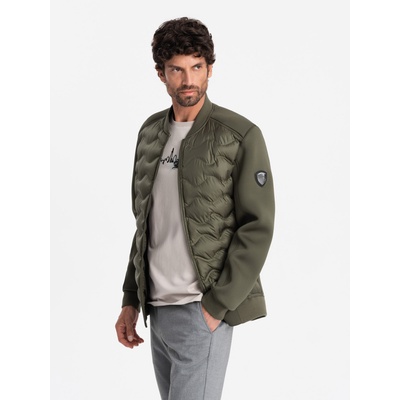 Ombre Clothing Мъжко ватирано яке бомбър Ombre Clothing Ombre Clothing | Zelen | МЪЖЕ | S