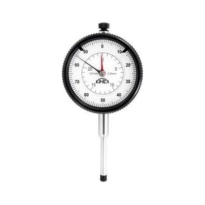 KINEX K-MET Úchylkoměr číselníkový ČSN EN ISO 46325 ČSN 25 1811, 25 1816 0-25 mm 0,01 mm KI1155-02-025