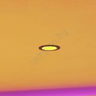 901426-LED RGBW St. kou. pod. sví. FUEVA-Z LED/5W/230V pr. 12cm IP44 черен (EG901426)