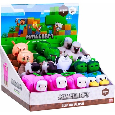 Přívěsek na klíče plyšový Minecraft série 2