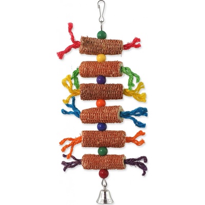 BIRD JEWEL Hračka závesná farebná klasy so zvončekom 27 cm