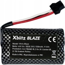 Xblitz BATERIE DO RC AUTA AKUMULÁTOR 18650 Li-ion 7,4V 1500mAh VROOM BLAZE