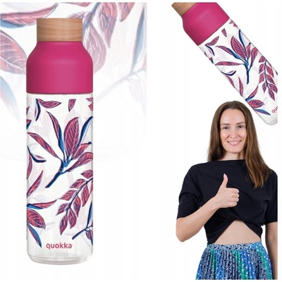 QUOKKA Ice Plastová fľaša BOTANICAL 840 ml