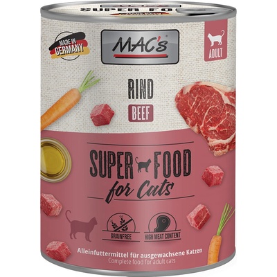 MAC's Cat Mix hovädzie, kačacie/králičie/hovädzie (2 druhy) 24 x 800 g