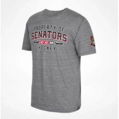 Triko CCM PROPERTY BLOCK Tri-Blend Tee Ottawa Senators