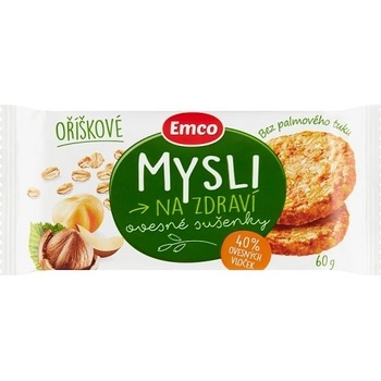 Emco Ovesné sušenky oříškové 60 g