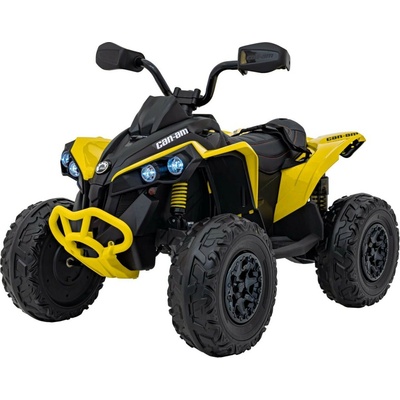 Mamido Maverick ATV 2x200W Detská elektrická štvorkolka žltá