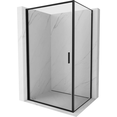Mexen Exo душ кабина с врати 100 x 80 см, прозрачна, черна - 817-100-080-70-00 (817-100-080-70-00)