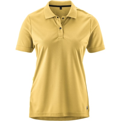 Gonso Дамска фланелка с къс ръкав за колоездене Gonso Women's Essential Poloshirt Cycling jersey - Yellow Finch - размер 34 (EU) (156-1182-1311)