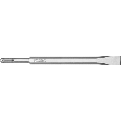 TOTAL Sekáč plochý SDS Plus, 14x250x20mm, Vyrobeno z chrom-molybdenové legované oceli s pískovanou úpravou.