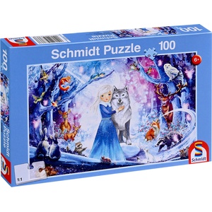 Schmidt Spiele Детски пъзел Schmidt от 100 части - Принцеса в заснежена гора (56386) - baby