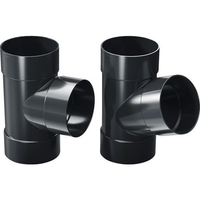 Precit Roof Odbočka pre odkvapový zvod 67° Ø 110 / 110 mm plast antracit