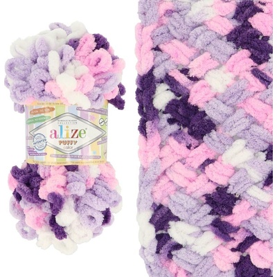 Alize Puffy Color 6305 fialová mix