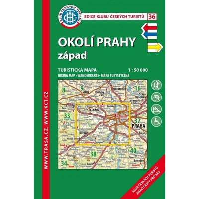 KČT 36 Okolí Prahy západ - Trasa