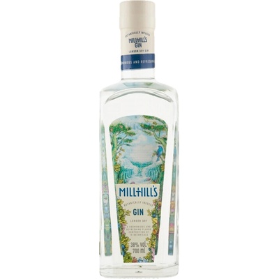 Millhill´s London Dry Gin 38% 0,7 l (čistá fľaša)