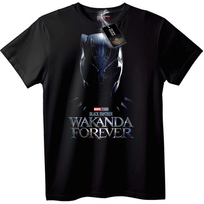 NOONEBRAND Тениска Black Panther Уаканда Завинаги - XXS, White