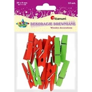 TITANUM Wooden buckles 15pcs