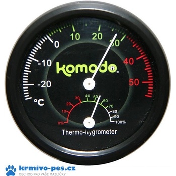 Komodo Teploměr a vlhkoměr kombinovaný analogový 7,5x7,5 cm