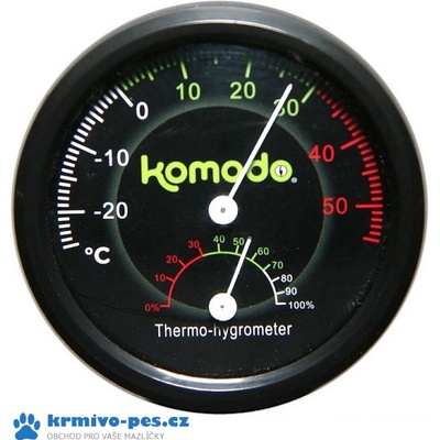 Komodo Teploměr a vlhkoměr kombinovaný analogový 7,5x7,5 cm – Zboží Dáma