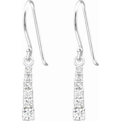 Bijutanki Висящи Сребърни Обеци с 12 Камъка