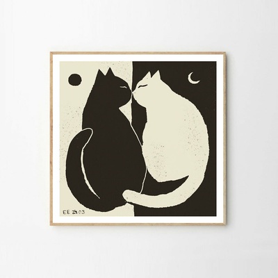 Moikka Plagát You and Me by Enikő Katalin Eged 70x70