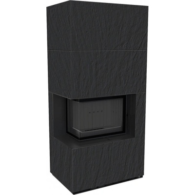 Kratki Floki Box 8 K W Naturali Ardesia Nero a Spacco levý