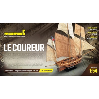 Mamoli Le Coureur 1776 kit KR 21738 1:54