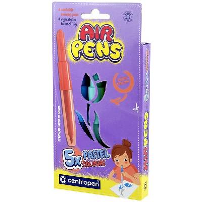 CENTROPEN fúkacie fixky Air Pens 1500 pastel colours 5 ks