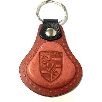 Prívesok na kľúče Auto Two M Kožená Porsche červená