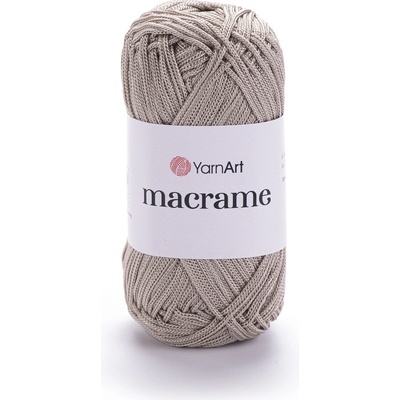 Yarn Art příze Macrame_M156 hnědobéžová