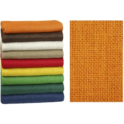 Bellatex Dekorační jutová plachetka Oranžová 1,3 m x 3 m