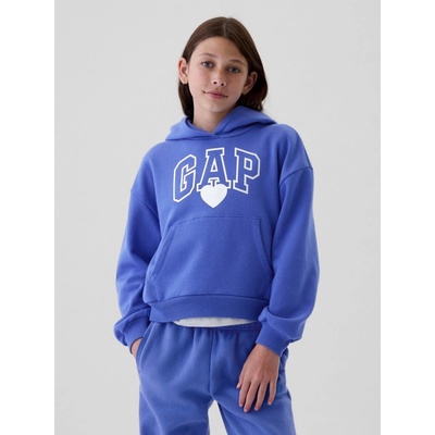 GAP dětská mikina VintageSoft s logem modrá