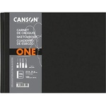 Canson One 27, 9x21, 6 cm, лежаща, 100 g/m2, лепена бяла хартия за рисуване C31200L026 (C31200L026)
